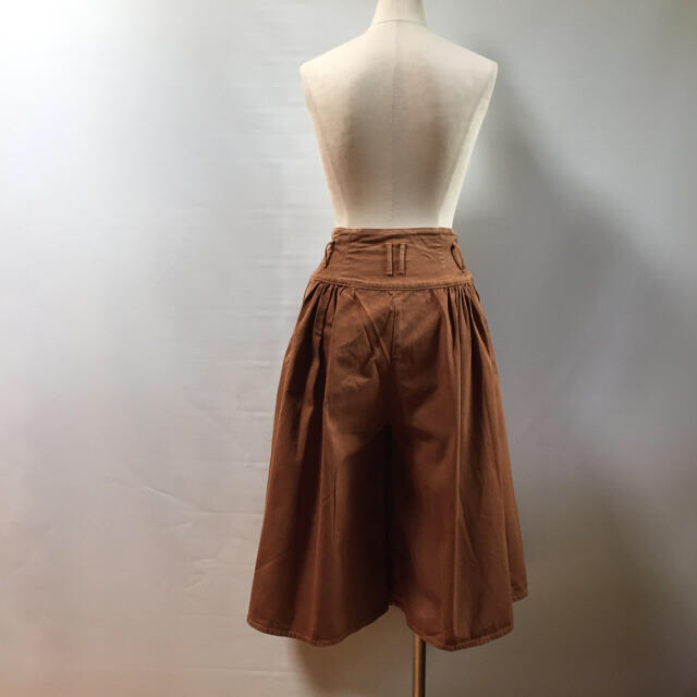 最終!※美品 キャピタル KAPITAL キュロットスカート ブラウン 9号