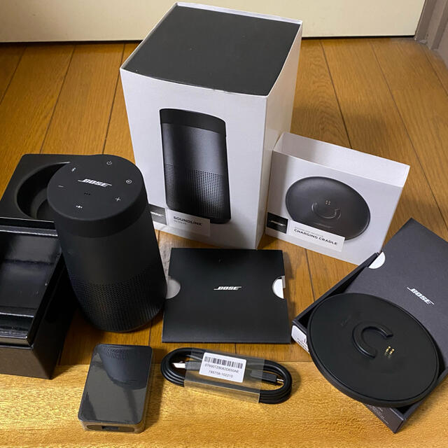 美品❗️BOSE ボーズ SOUNDLINK REVOLVE BLACK スピーカー 美品❗️BOSE ボーズ SOUNDLINK REVOLVE BLACK スピーカー