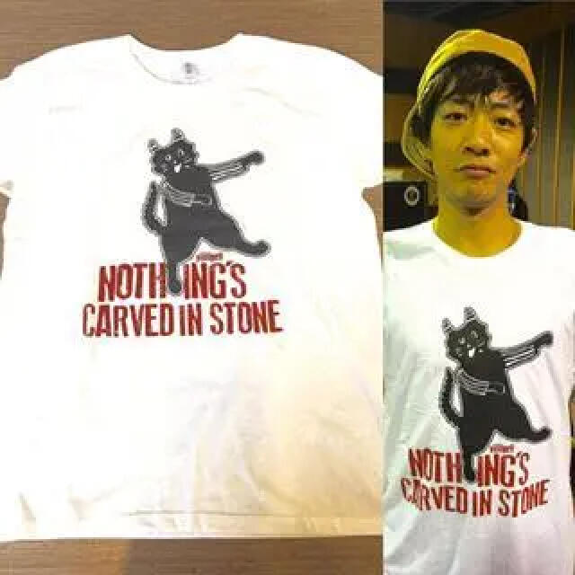 Nothing’s carved in Stone のキャットT エンタメ/ホビーのタレントグッズ(ミュージシャン)の商品写真