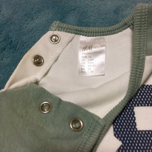 H&M(エイチアンドエム)の着やすい❗️「H&M」ベビーの下着 キッズ/ベビー/マタニティのベビー服(~85cm)(肌着/下着)の商品写真