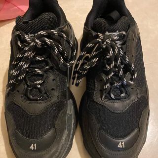 バレンシアガ(Balenciaga)のBalenciaga Triple S Black 41(スニーカー)