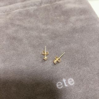 ete - ete☆K10YG ペブルピアスの通販 by 1/5まで発送お休みmil's