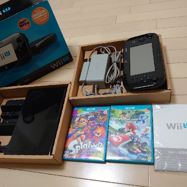wiiUプレミアム完品セット+ソフト2本 | フリマアプリ ラクマ