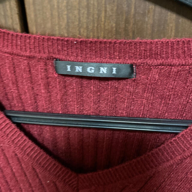 INGNI(イング)のINGNI リブニット レディースのトップス(ニット/セーター)の商品写真