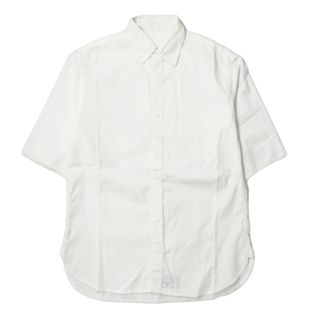 1.61 ワンポイントシックスワン アメリカ製 B.G. WOVEN SHIRT コットンツイルカットオフスリーブシャツ S ホワイト ハーフスリーブ トップス【中古】【1.61】(その他)