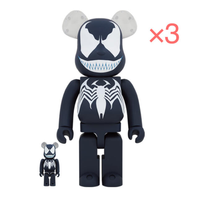 本命ギフト BE@RBRICK VENOM 100%&400% 3体セット その他