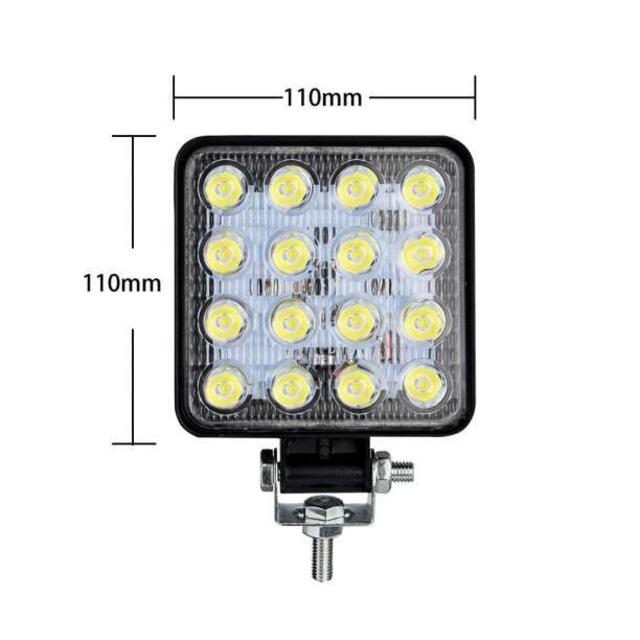  LED ワークライト大 48w 12v-24v対応 ライト110 自動車/バイクのバイク(工具)の商品写真