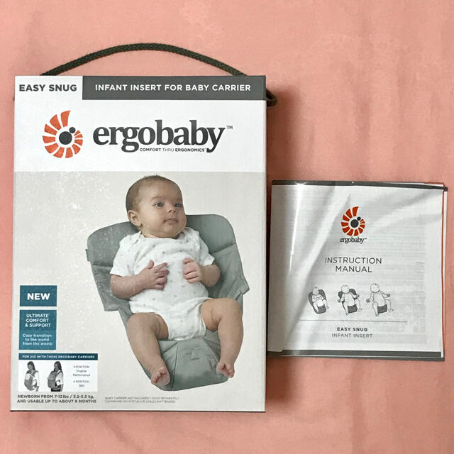 Ergobaby(エルゴベビー)のエルゴ　インファント インサート キッズ/ベビー/マタニティの外出/移動用品(抱っこひも/おんぶひも)の商品写真