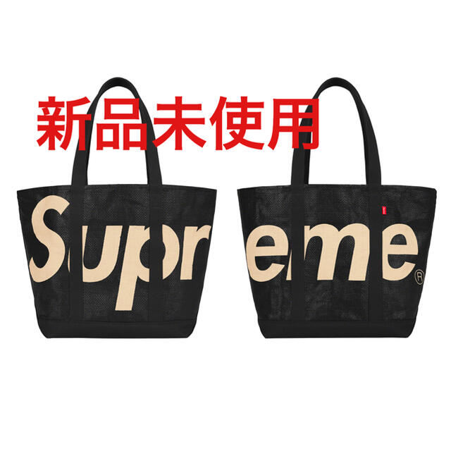 トートバッグ新品未使用 supreme Raffia Tote Black