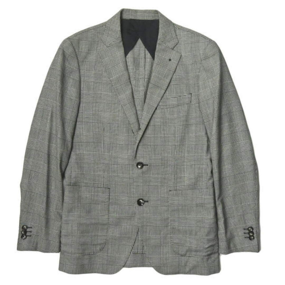 SOPHNET. ソフネット STRETCH WOOL CHECK 3 BUTTON JACKET ストレッチウール グレンチェック3Bジャケット SOPH-123000 S グレー アウター【SOPHNET.】