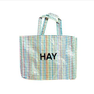 【新品未使用】HAY　ヘイ　マルチチェック　ショッパー　M(トートバッグ)