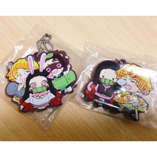 ☆鬼滅の刃☆ キャラばんちょうこうラバーストラップ(キャラクターグッズ)