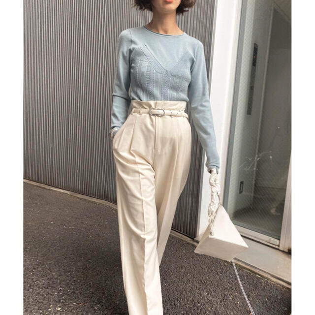 Ameri VINTAGE(アメリヴィンテージ)のAmeri VINTAGE SHAPELY HIGH WAIST PANTS レディースのパンツ(カジュアルパンツ)の商品写真