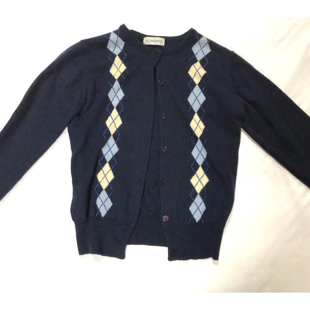BURBERRY - BURBERRY バーバリー カーディガン レディース ネイビー 紺