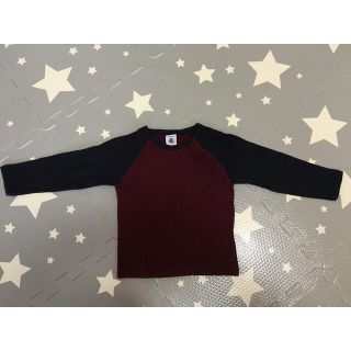 プチバトー(PETIT BATEAU)のプチバトー　カットソー　サイズ18m/81cm(シャツ/カットソー)