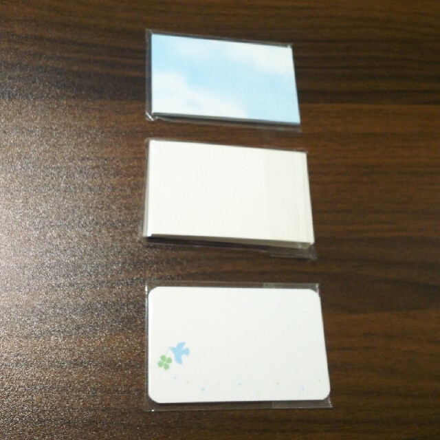 MUJI (無印良品)(ムジルシリョウヒン)のメッセージカード類 3種 ハンドメイドの文具/ステーショナリー(カード/レター/ラッピング)の商品写真