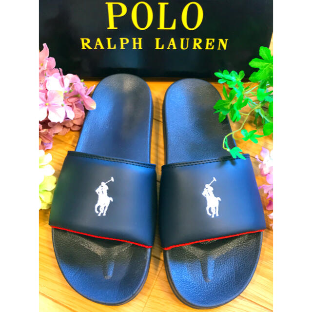 POLO RALPH LAUREN(ポロラルフローレン)の送料込み★ラルフローレン サンダル 新品 レディース 24センチ 新品 正規品 レディースの靴/シューズ(サンダル)の商品写真