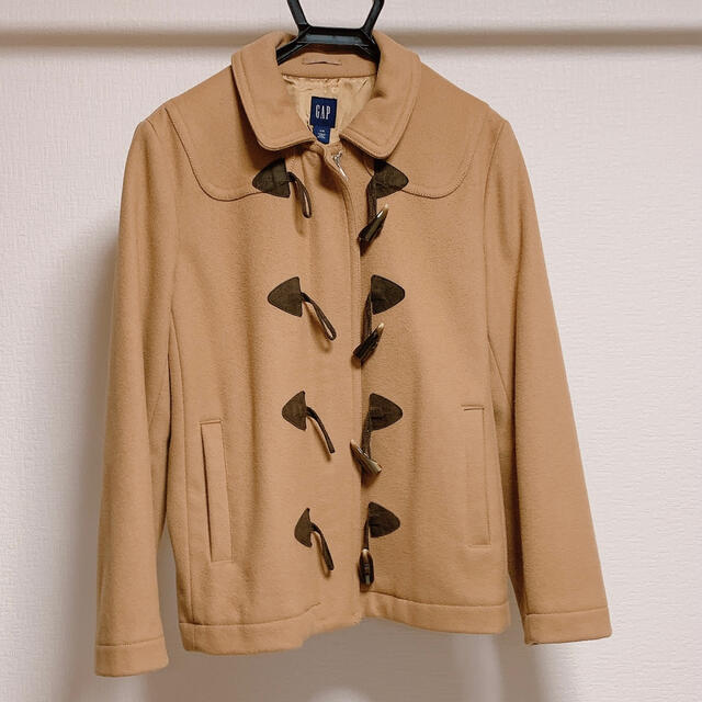安心の定価販売 GAP ダッフルコート 古着 オールドギャップ GAPダッフルコート ネイビー 裏地チェック L