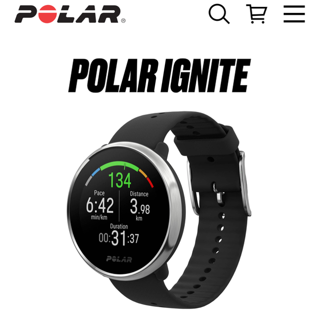 新品未開封　ポラール POLAR IGNITE ホワイトM/L