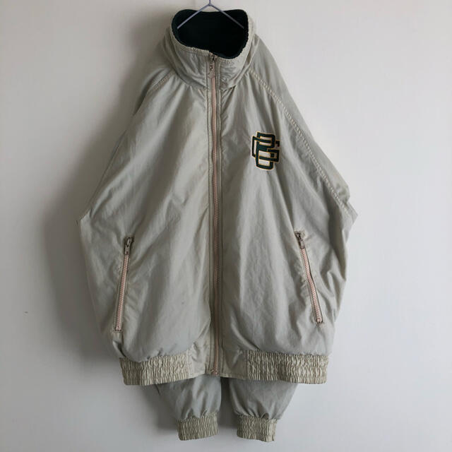 Champion(チャンピオン)の【希少】champion ナイロンジャケット used old 古着 グリーン メンズのジャケット/アウター(ナイロンジャケット)の商品写真