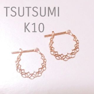 ジュエリーツツミ(JEWELRY TSUTSUMI)のJEWELRY TSUTSUMIツツミ☆K10YGフープピアス(ピアス)