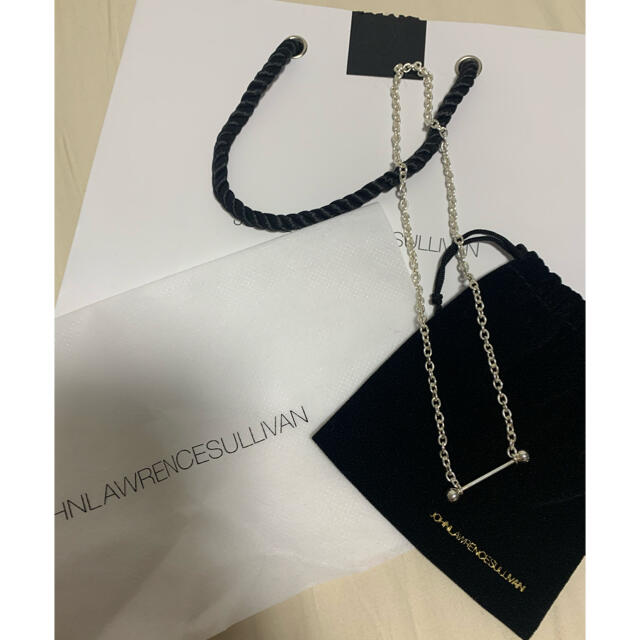 JOHN LAWRENCE SULLIVAN(ジョンローレンスサリバン)の正規完売商品🚨サリヴァンstraight barbell necklace レディースのアクセサリー(ネックレス)の商品写真