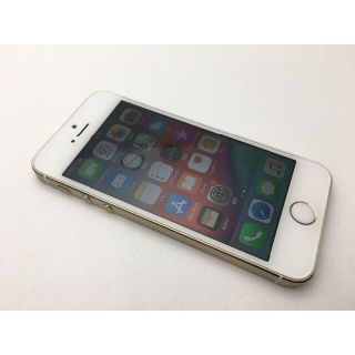 アップル(Apple)のau iPhone5s A1453 ゴールド 16GB◆美品◆69(スマートフォン本体)