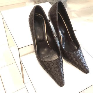 ボッテガヴェネタ(Bottega Veneta)のボッテガヴェネタ　36 1/2 イントレチャート　パンプス(ハイヒール/パンプス)