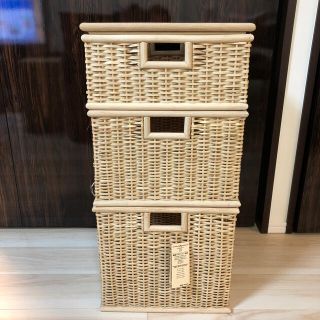 ムジルシリョウヒン(MUJI (無印良品))のもぐ様専用出品　MUJI 角型バスケット特大(バスケット/かご)