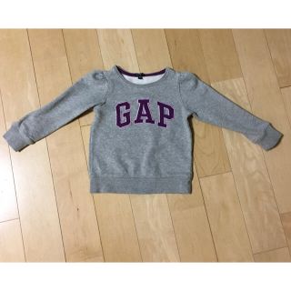 ベビーギャップ(babyGAP)のbabyGAP トレーナー　女の子　紫　110(Tシャツ/カットソー)