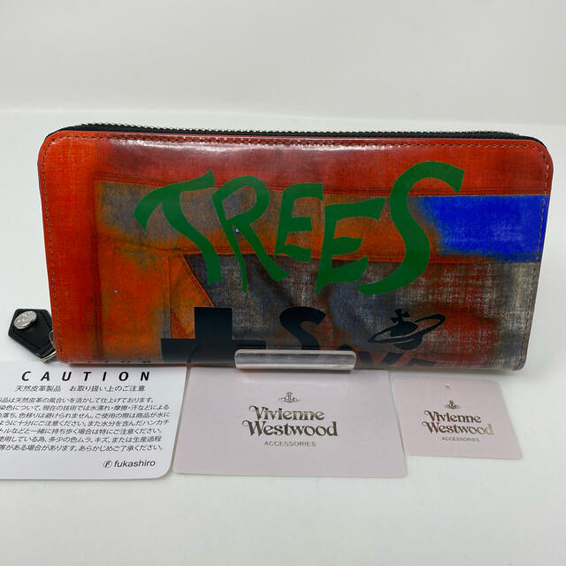Vivienne Westwood 長財布 TREES SAVE LIVES 財布 ファッション小物 レディース 送料無料数量限定 bosquesmodelo.net