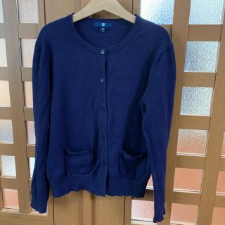 ユニクロ(UNIQLO)のユニクロ紺カーディガン140(カーディガン)