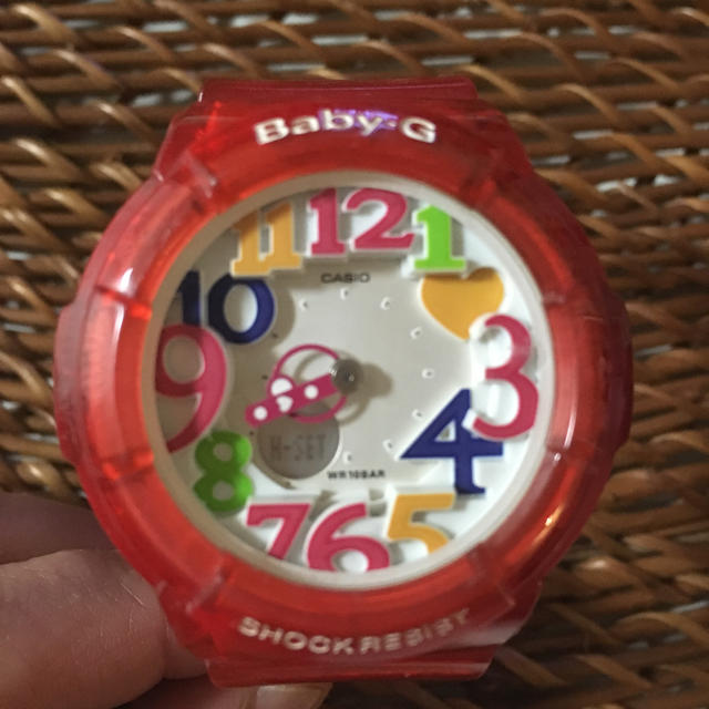 Baby-G(ベビージー)の♡baby-G レッド♡ レディースのファッション小物(腕時計)の商品写真