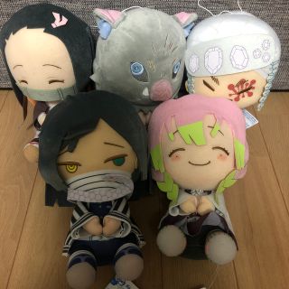 鬼滅の刃でっかいぽふっとぬいぐるみセット(ぬいぐるみ)