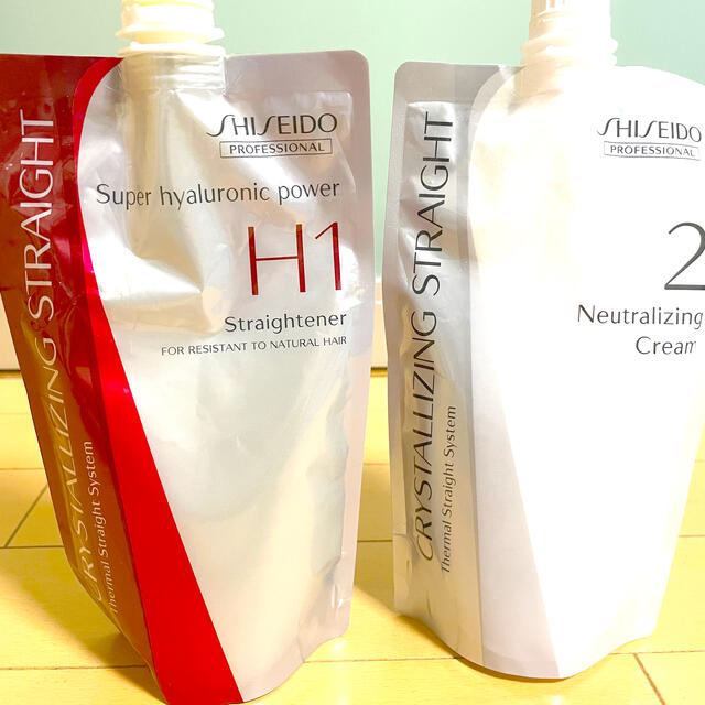 SHISEIDO (資生堂)(シセイドウ)の資生堂　クリスタライジングストレートα  縮毛矯正　ストパー コスメ/美容のヘアケア/スタイリング(パーマ剤)の商品写真