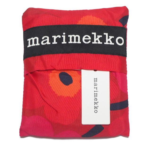 marimekko(マリメッコ)のマリメッコ エコバッグ　ウニッコ　レッド レディースのバッグ(エコバッグ)の商品写真