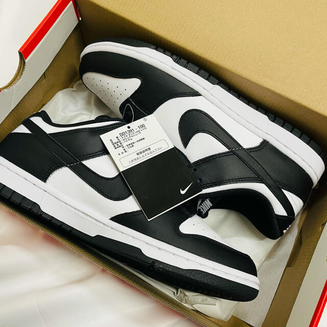 NIKE - NIKE DUNK Low Black ダンク 白黒 26.5cm 新品未使用の通販 by