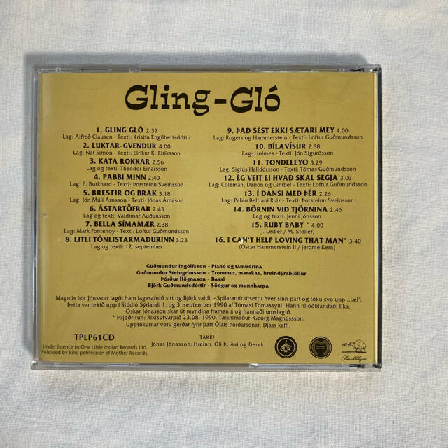 ビョーク　Gling-Glo エンタメ/ホビーのCD(ジャズ)の商品写真