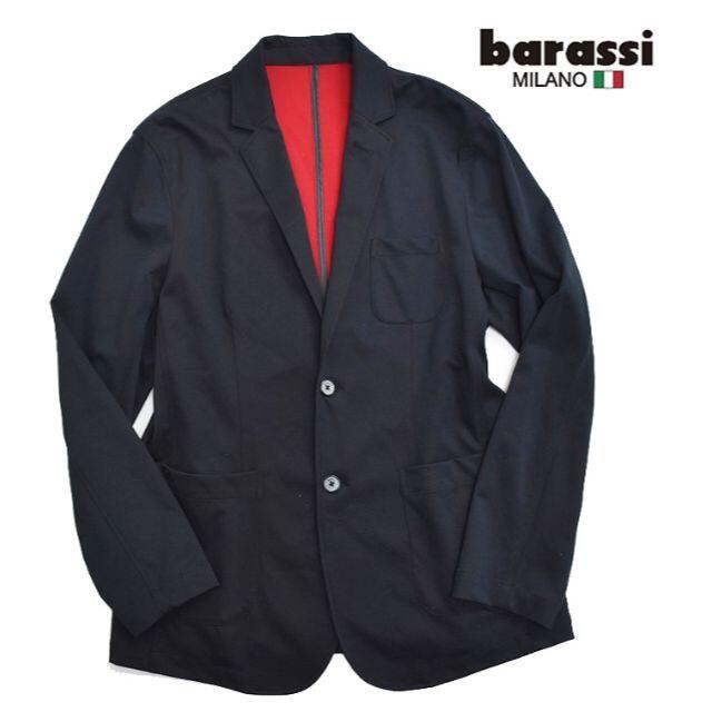 barassi バラシ 20SS 美品 ストレッチテーラードジャケット 黒 50