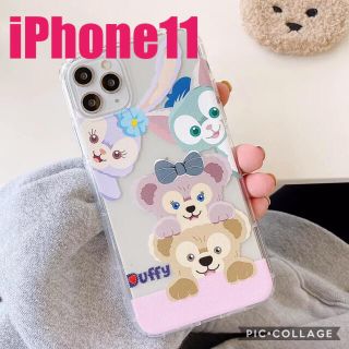 ダッフィー(ダッフィー)の新品 iPhone11 ダッフィー フレンズ スマホケース ディズニー カバー(iPhoneケース)