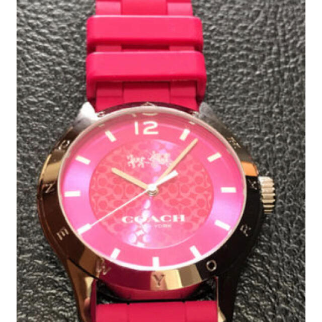 腕時計COACH レディース時計　美品　ピンク