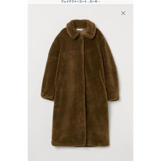 エイチアンドエム(H&M)のH&M 新品　テディコート　フェイクファーコート(毛皮/ファーコート)