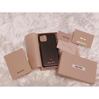 ミュウミュウ(miumiu)のぴいさま❤︎専用 miumiu iPhone11proケース(iPhoneケース)