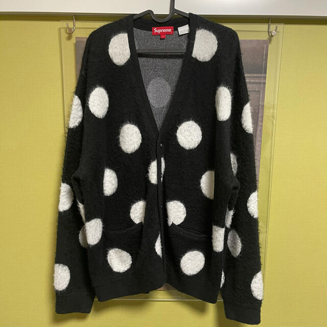 Supreme Brushed Polka Dot Cardigan 20ss