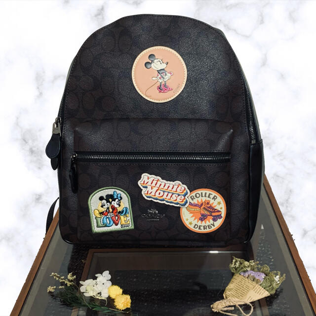 COACH - 【送料無料】ミッキー ディズニー coach コーチ リュック