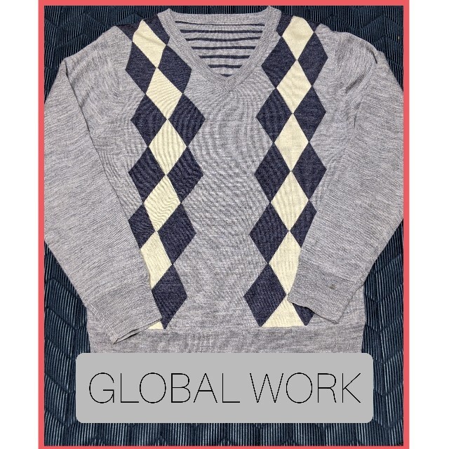 GLOBAL WORK(グローバルワーク)のGLOBAL WORK グローバルワーク ニット セーター メンズのトップス(ニット/セーター)の商品写真