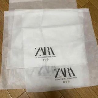 ザラ(ZARA)の　5枚　ZARAショップ袋　ビッグサイズ　不織布　保存袋　靴(ショップ袋)