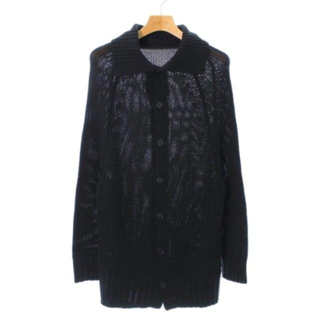 半額 yohji yamamoto +noir ウールアルパカニットベスト 濃紺