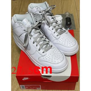 ナイキ(NIKE)のNIKE DUNK HIGH PURE PLATINUM kixsix シルバー(スニーカー)