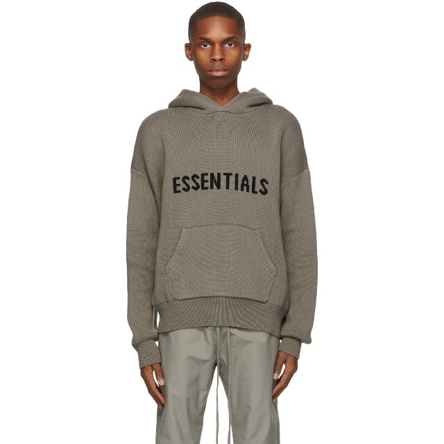 ESSENTIALS KNIT HOODIE